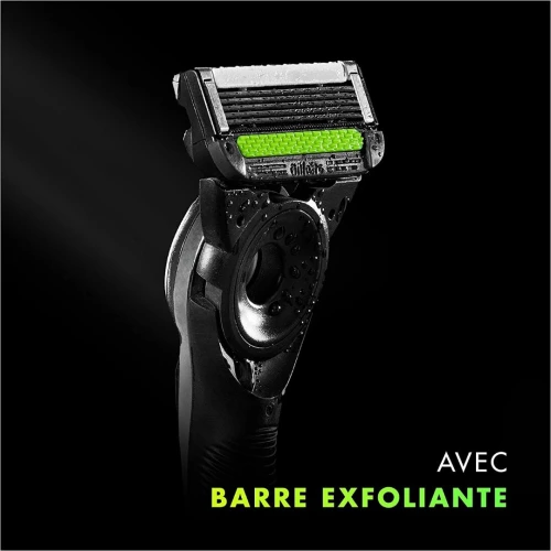 Gillette Labs Rasoir pour Homme à 5 Lames, Barre Exfoliante, Produit d'Origine