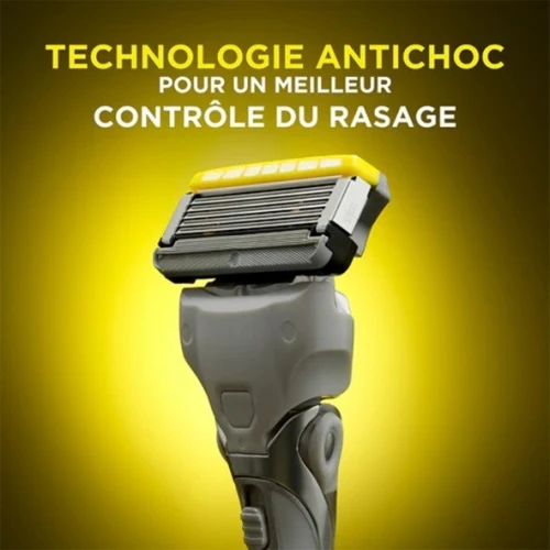 Rasoir Homme Wilkinson, Hydro 5 Ultimate Sword, Technologie Antichoc, Gel hydratant & 5 lames de précision, Produit d'Origine
