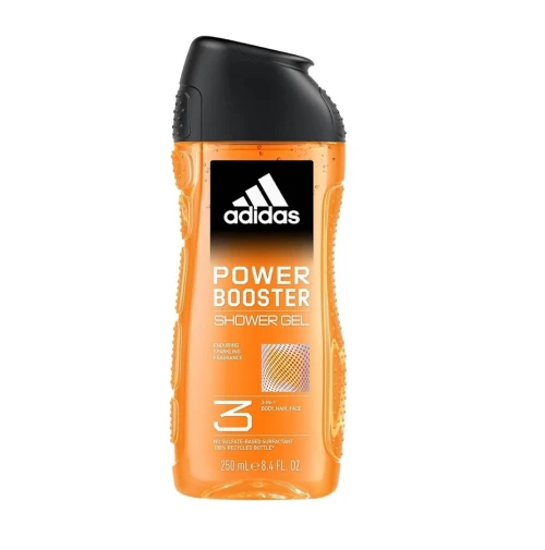 01Gel Douche Adidas Au Choix 3 en 1 ,Corps, Cheveux & Visage, After Sport / Active Start / Power Booster / Cool Down / Champions League /   Energy kick /Energy Kick Citron, 250 ml,  Produit d'Origine
