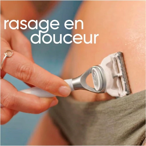 01 Pack 4 Recharges Gillette Pour Rasoir Femme, Venus, Au Choix,  Satin Care / Comfortglide Spa Breeze ou Comfortglide Breeze, Produit d'Origine