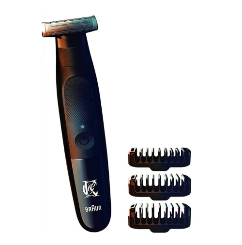 Pack 01 Tondeuse à Barbe Sans Fil 3 Sabot, Gillette King Styler Master + 01 Lame de Rechange, Produit d'Origine