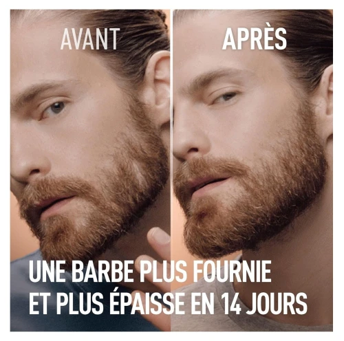Sérum Épaississant Barbe King . C . Gillette, Avec Complexe De Vitamine B et Caféine- Produit Original, 50 ml