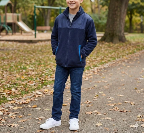 Vertbaudet Gilet Sweat Zippé Garçon, Maille Polaire, Bleu Marine, Produit Original