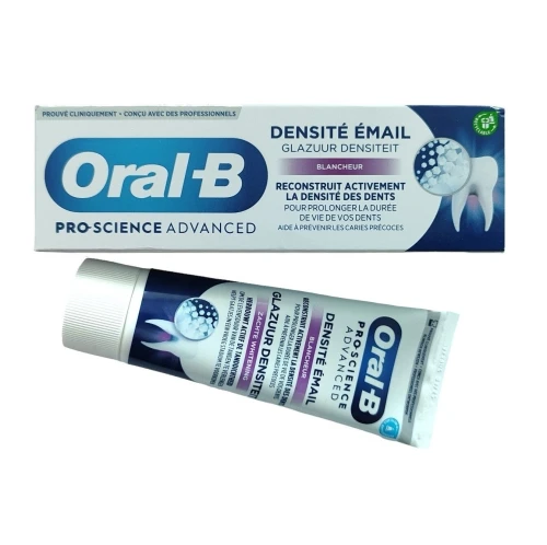 01 Pack de 02 Dentifrice Oral B Au Choix,  3D White Luxe / 3D White Advanced / Luxe Perfection / Pro Science Advanced / Pro Expert, 2X 75 ml, Produit d'Origine