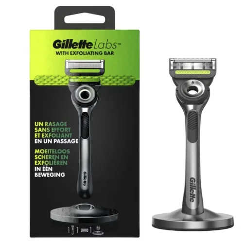 Gillette Labs Rasoir pour Homme à 5 Lames, Barre Exfoliante, Produit d'Origine
