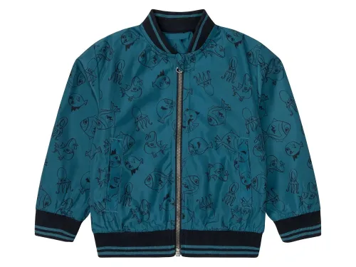Lupilu Blouson Bomber Garçon , Balade en Foret , Bleu, Produit d'Origine