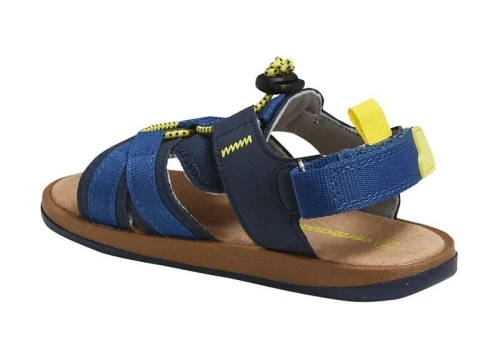 Vertbaudet Sandales Garçon été, Scratchées, Bleu, Produit Original