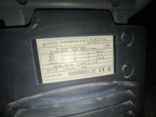POSTE TIG SAF FRO PRESTOTIG II 310 DC