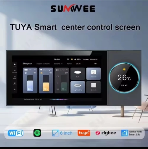 Panel de commande tuya wifi/zigbee 6"