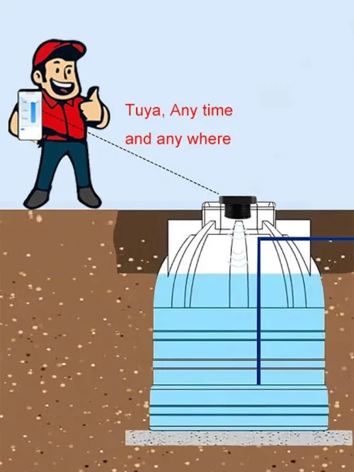 Capteur de niveau tuya ultrason pour liquide