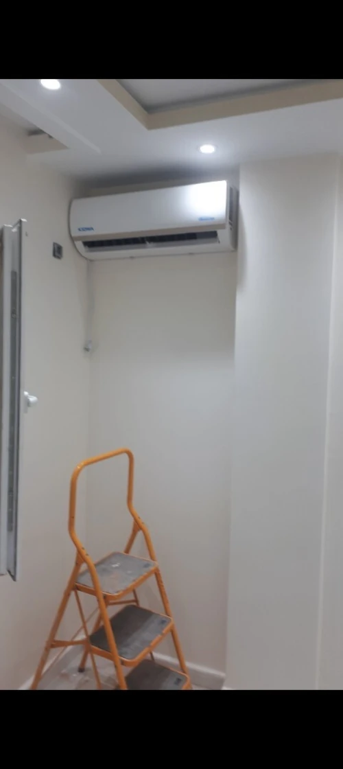 Installation climatiseur et tirage de vide