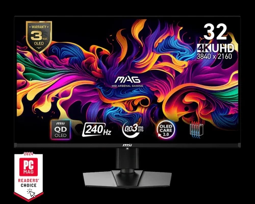 Ecran Gaming MSI MAG 321UPX QD-OLED 32'' 4K UHD 240Hz