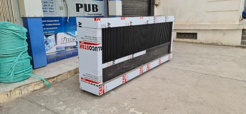 Comptoir alucoband inox