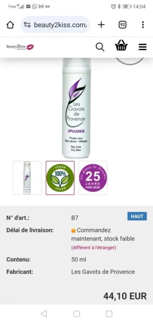 Creme avene 