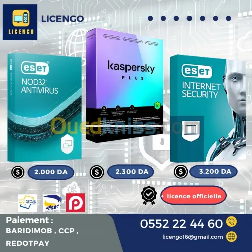 Antivirus ESET & KASPESKY 
