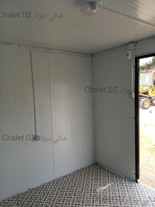 Chalet Cabine préfabriqués 3x6 barreaudage bombée