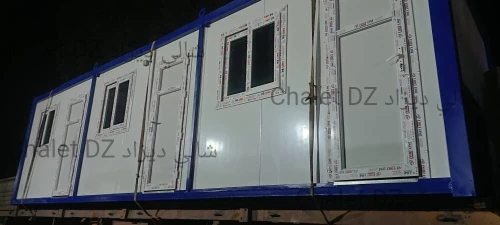 غرف صحراوية بالبانو Cabine préfabriqués de 3x9x2.5 (03 chambres)