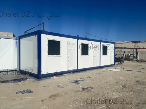 غرف صحراوية بالبانو Cabine préfabriqués de 3x9x2.5 (03 chambres)