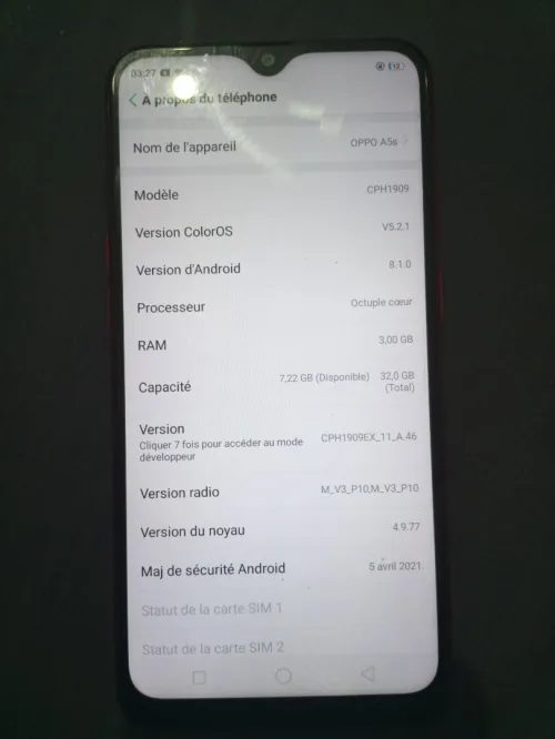Smartphone Oppo