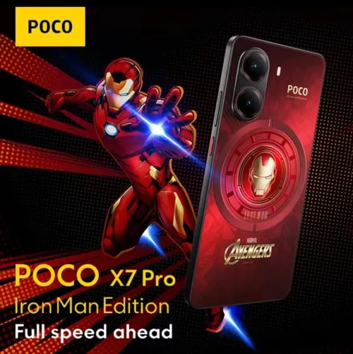 Poco x7 pro 12g 512gb iron man édition