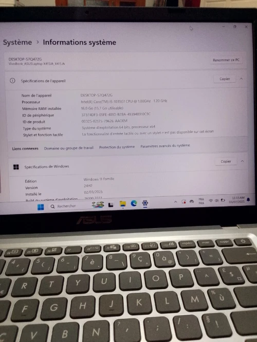 Laptop asus
