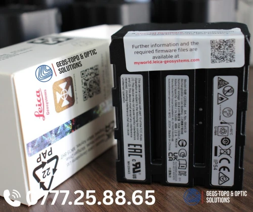 Batterie Leica GEB364 compatible avec Scanner RTC360, Station totale TS03/07/10 Originale Neuve
