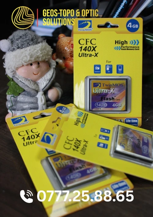 Cartes mémoire CompactFlash pour Leica TPS1200 et équipements topographiques