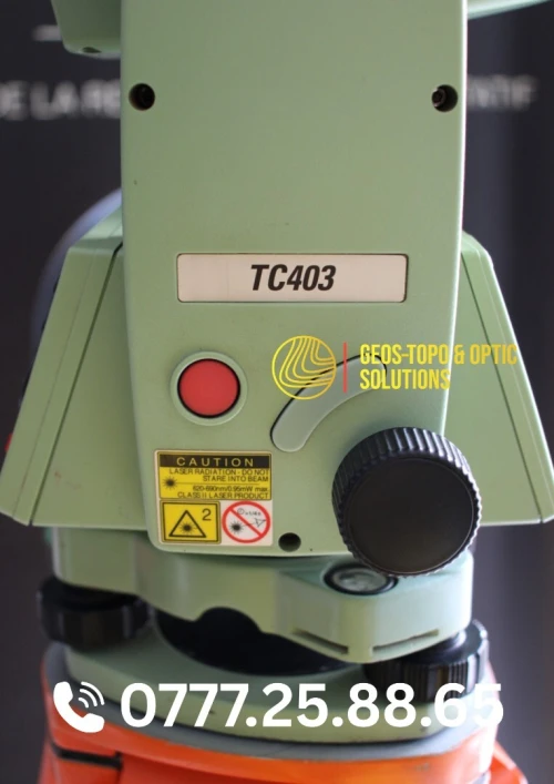 Station totale Leica TC403 Précision 3" / Très bon état / Prête chantier