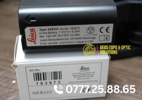 Batterie Leica GEB222 Originale / Neuve / 7.4V 6.0Ah