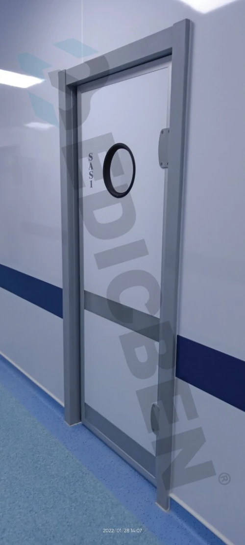 Porte hermétique pour bloc opératoire