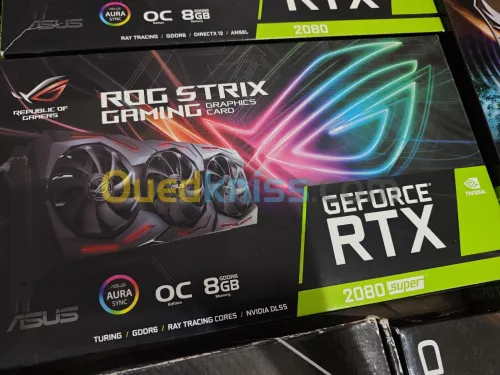RTX 2080 SUPER ASUS ROG STRIX OC (متوفرة في تجميعات بسعر أفضل )