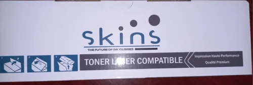 Cartouche de Toner Noir SKINS Haute Capacité (2000 Pages)  Compatible HP & Canon