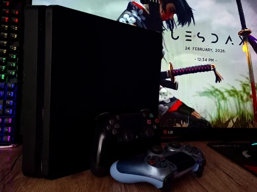 non flashps4 slim 2 controller+CD uncharted 1+2+3