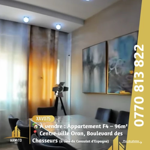 Vente Appartement F4 Oran Oran
