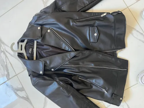 Veste cuir ZARA d'origine
