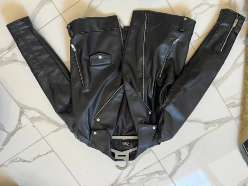 Veste cuir ZARA d'origine