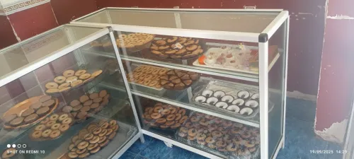 COMPTOIR ALUMINIUM VITRINE POUR PRÉSENTATIONS MARCHANDISE 