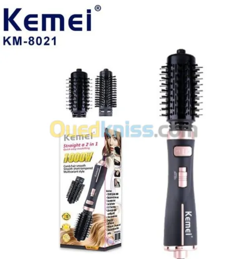 فرشاة مجفف الشعر كيمي KM-8021 بقوة 1000 واط