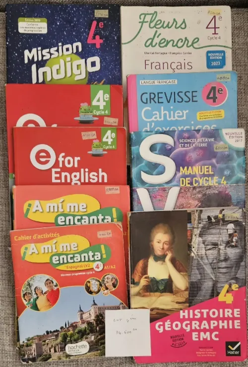 Lots des livres collège LIAD
