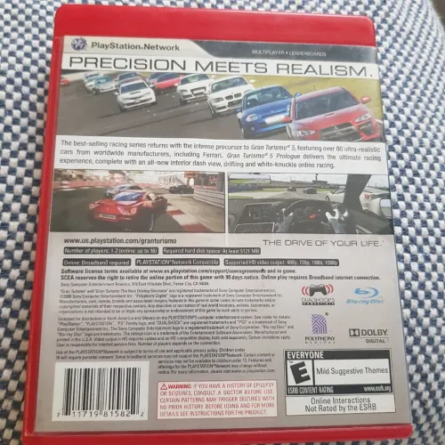 Jeux ps3 GRAN TURISMO 5 ET 6 