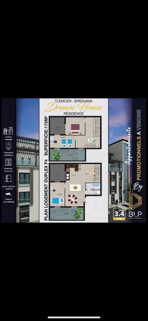 Vente Appartement F2 F3 F4 Tlemcen Tlemcen