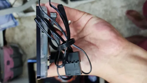 Block CPU et SSD nvme M2 système refroidissement par eau numérique OLED temps réal ARGB 