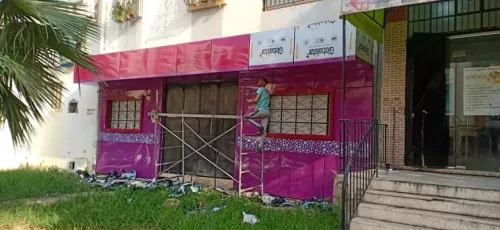 Habillage façade en alucobonde lalico laluco Alucobonde 🎉🚨