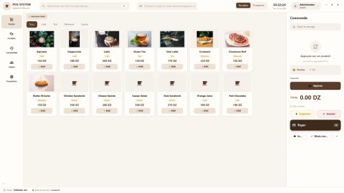 Logiciel de gestion Cafe