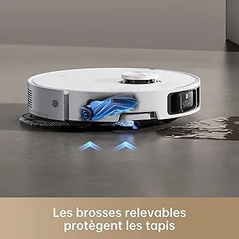 DREAME X40 Ultra Complete Robot Aspirateur avec Serpillière amovible et relevable