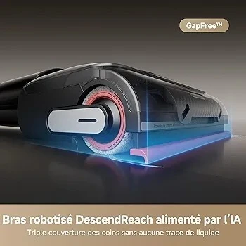 DREAME H15 Pro Aspirateur Laveur, Bras robotisé AI DescendReach