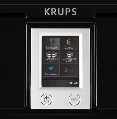 Krups eA8808 2 en 1-touch machine capuucino 1,7 l (noir)