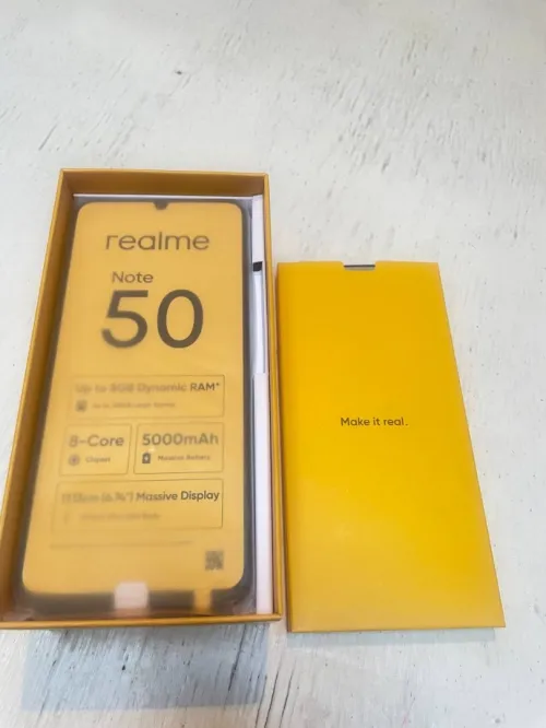 Realme note50 global 2sim  8gb dynamic ram /128 gb ROM 