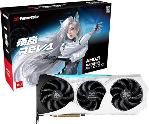 Carte Graphique POWERCOLOR HELLHOUND RADEON RX 9070 XT 16GB GDDR6 TRIPLE FAN OC