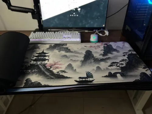 Tapis de Souris Gamer XXL 900x400x2mm  Grand Tapis de Bureau pour Clavier et Souris